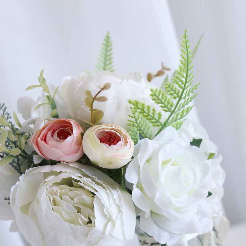 Round Silk Flower Junior Bridesmaid Bouquets -